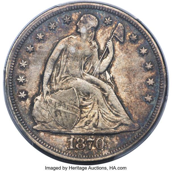 1870-CC $1 VF35 thumbnail 3