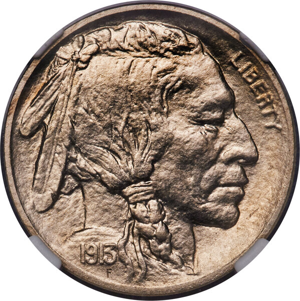 Buffalo Nickel 5c Type 1 Reverse, Matte Finish, 1913 [Type] PR66 thumbnail 3