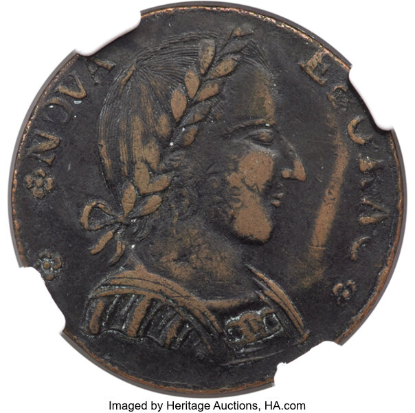 1787 Copper Nova Eborac, Large Head MS BN MS60 BN thumbnail 15