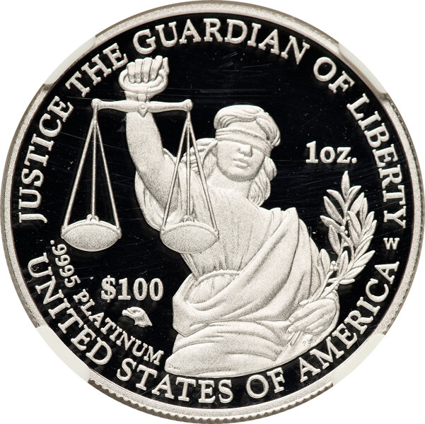 2010-W P$100  Platinum Eagle PR DCAM OGP thumbnail 8
