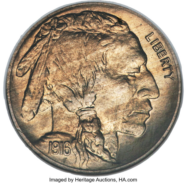 1916 5c Matte Finish PR66 CAC thumbnail 3