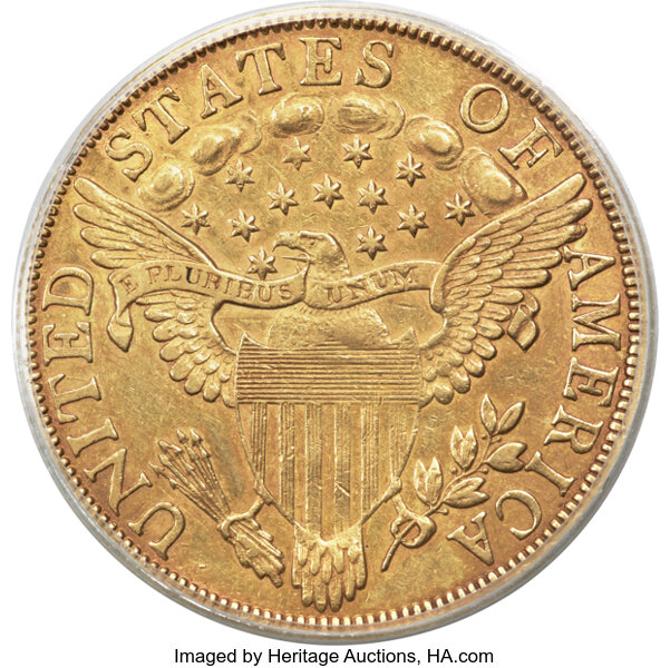 1799 $10  Small Stars Obverse, BD-6 VF30 thumbnail 4