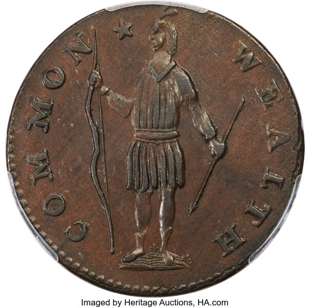 Image for 1788 Cent Massachusetts, With Period MS BN MS63 BN