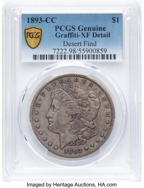1893 CC One Dollar MS Values | Greysheet