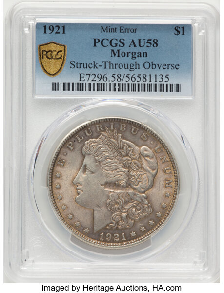 1921 $1  Morgan AG3 CAC thumbnail 23