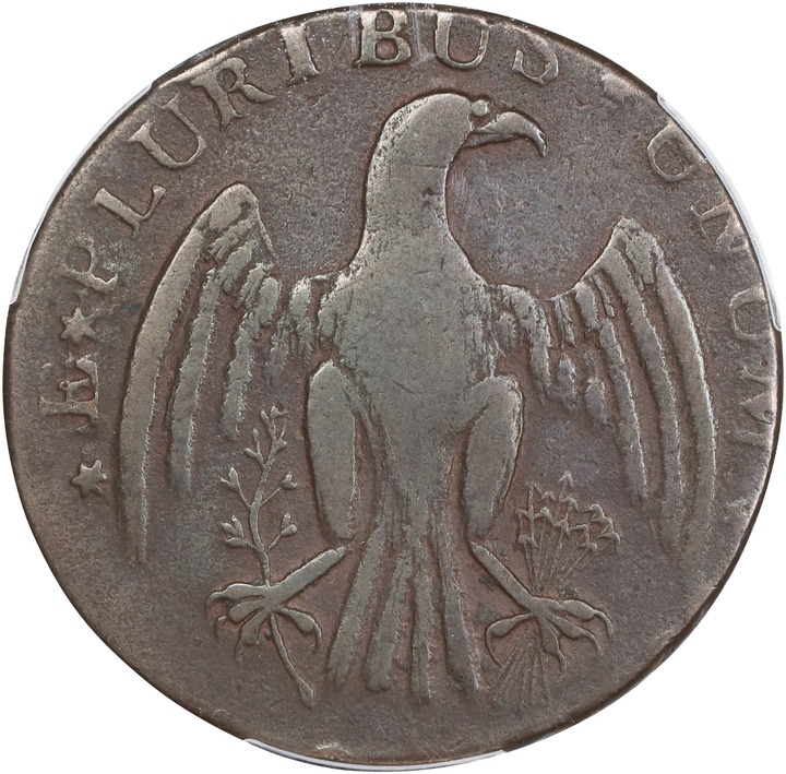 1787 Copper IMMUNIS COLUMBIA, Eagle Reverse, Plain Edge MS BN VF35 BN thumbnail 7
