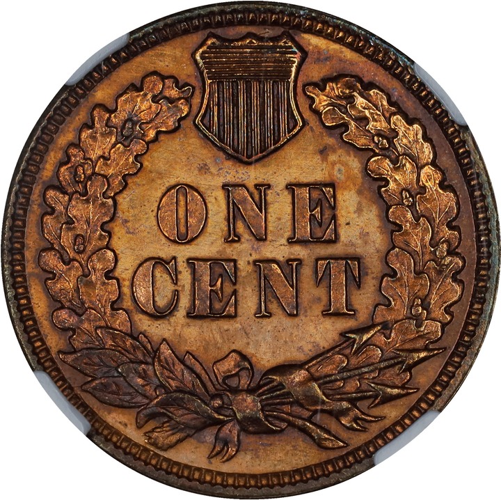1882 1c PR RB PR61 RB CAC thumbnail 2