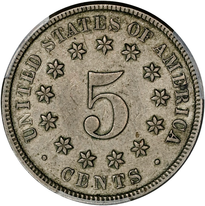 1870 5c VF35 thumbnail 2