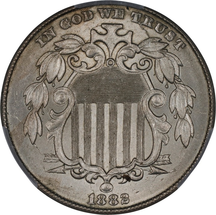 1882 5c MS64 thumbnail 3