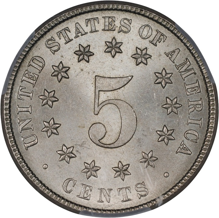 1882 5c MS64 thumbnail 4