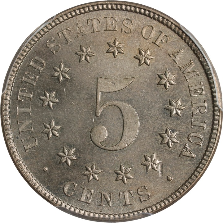 1883 5c Shield MS67 thumbnail 6