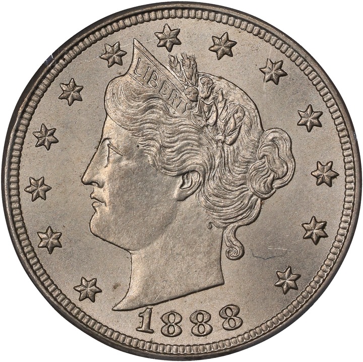 Image for 1888 5c MS62