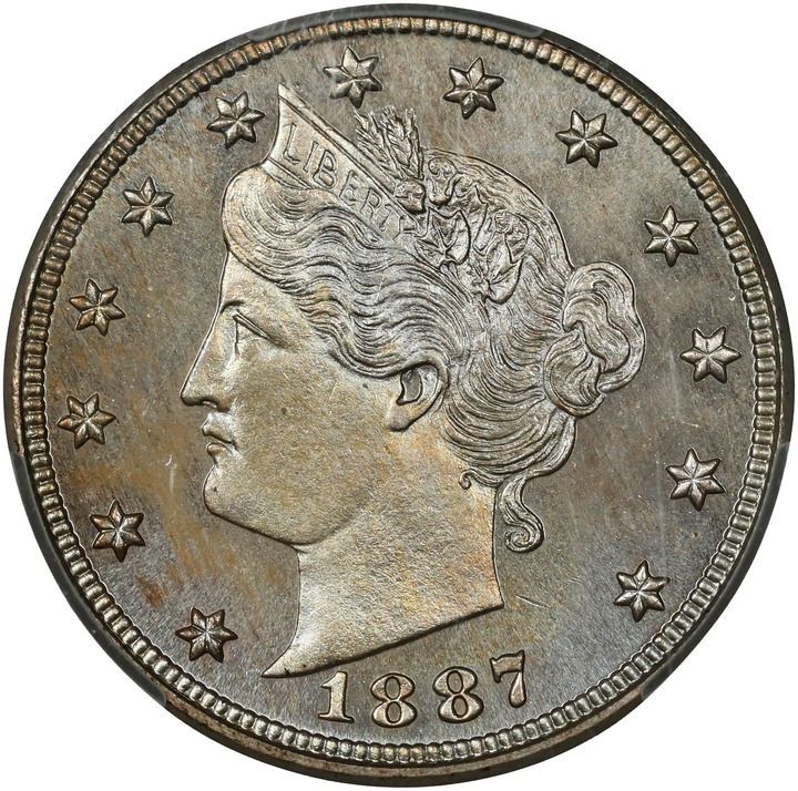 1887 5c PR65 thumbnail 5