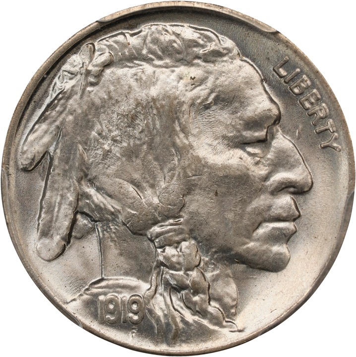 1919 5c MS65 CAC thumbnail 3