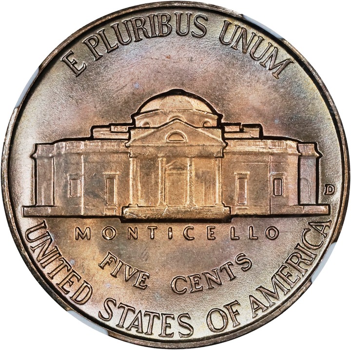 1938-D 5c Jefferson OGP thumbnail 14
