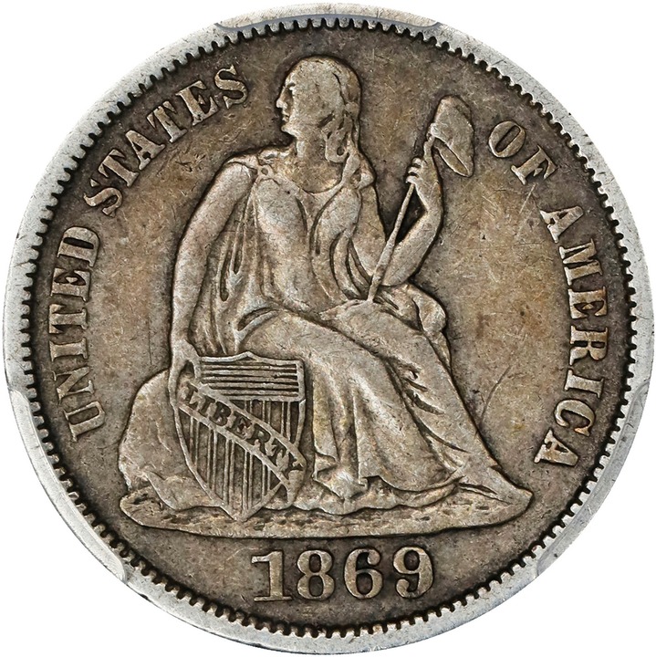 1869-S 10c MS thumbnail 7