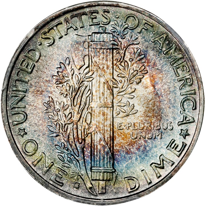 1945-S 10c Micro S MS69 thumbnail 13