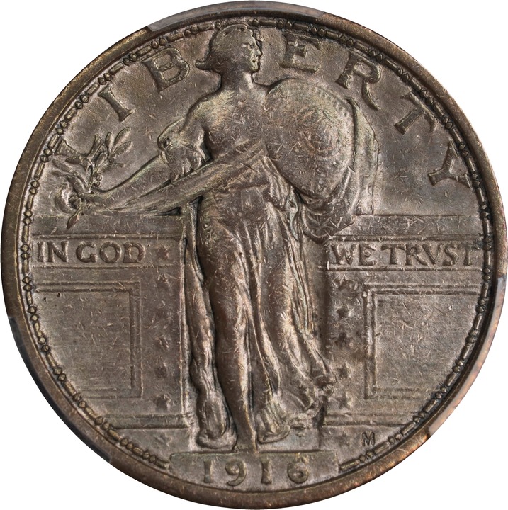 1916 25c Standing Liberty MS thumbnail 15