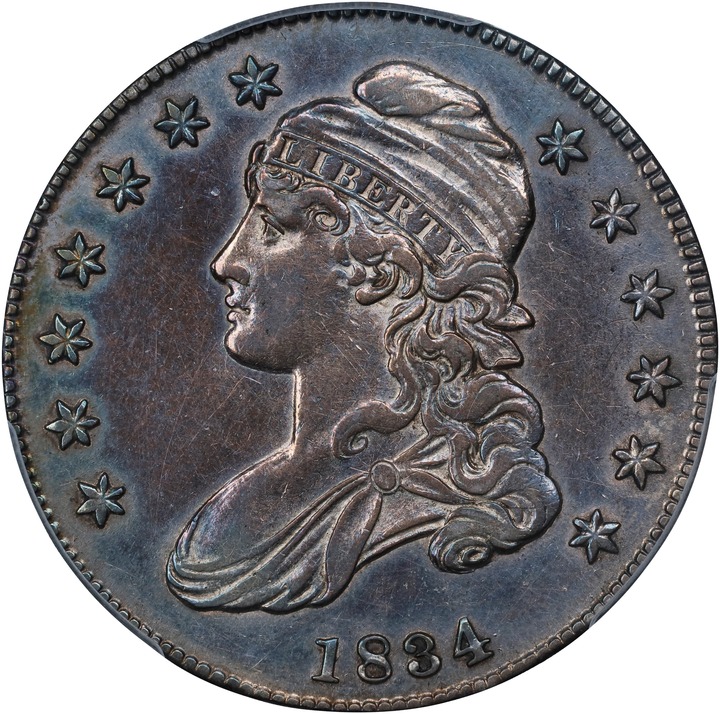1834 50c Small Date, Small Letters MS thumbnail 9