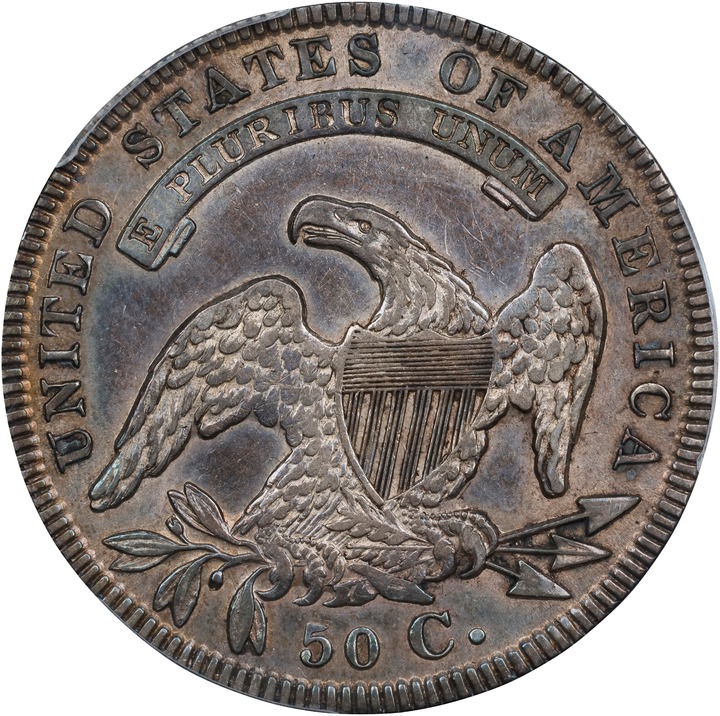 1834 50c Small Date, Small Letters AG3 thumbnail 2