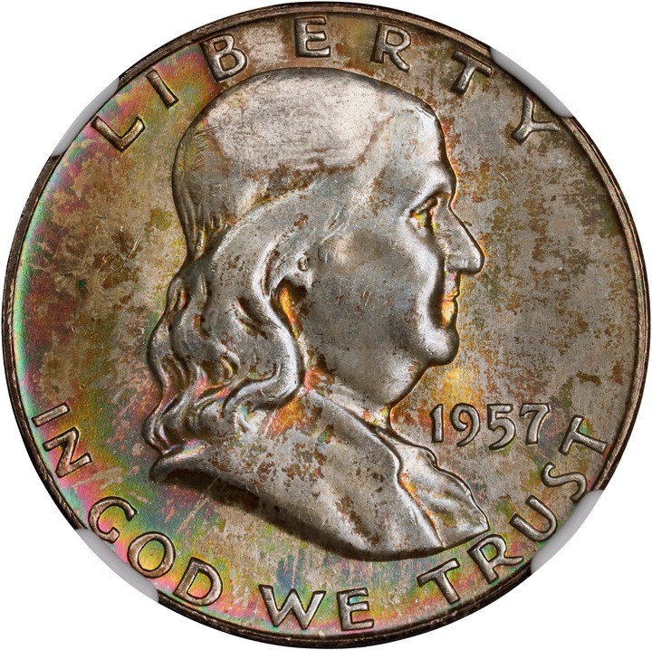 1957-D/D 50c Repunched Mintmark, FS-502 MS thumbnail 5