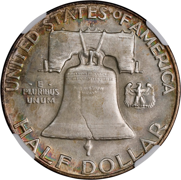1957-D 50c MS67 thumbnail 2