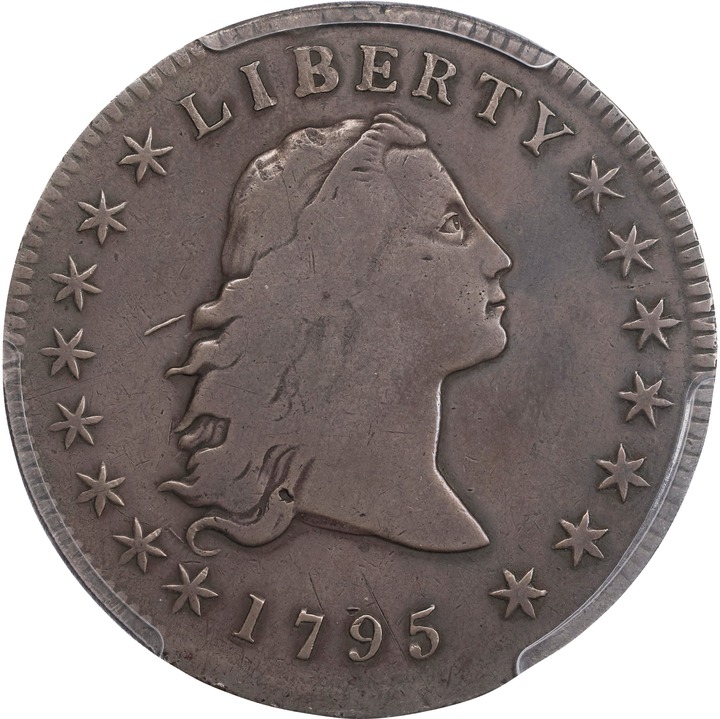 1795 $1  Flowing Hair, 3 Leaves MS thumbnail 12