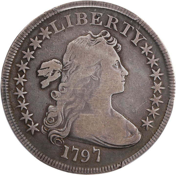 1797 $1  9x7 Stars, Large Letters AG3 thumbnail 5