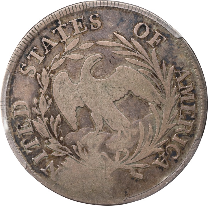 1798 $1  Small Eagle, 13 Stars Obverse F12 thumbnail 2
