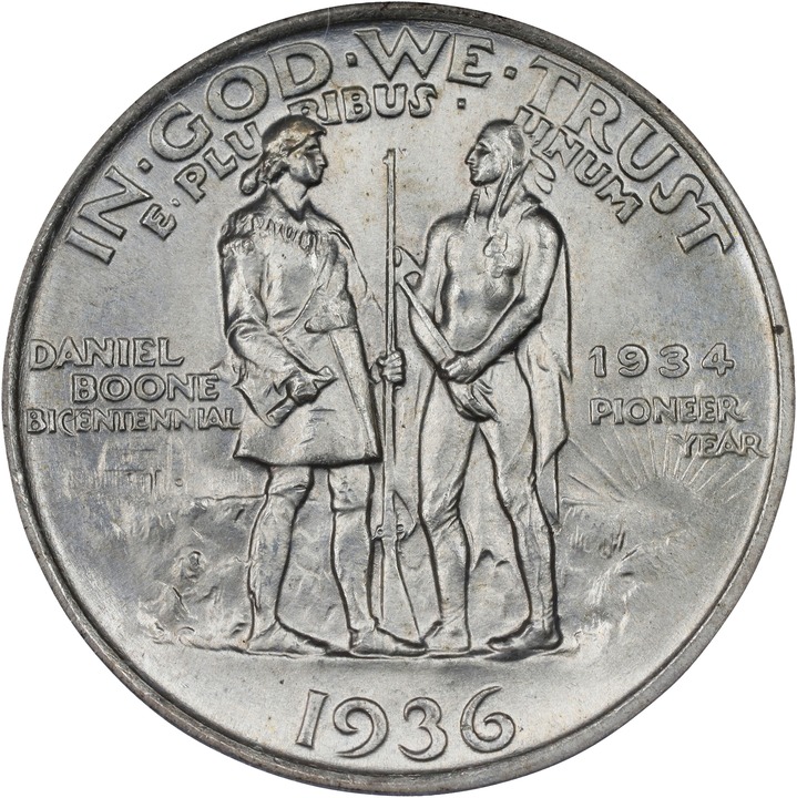 1936 50c Boone MS61 thumbnail 23