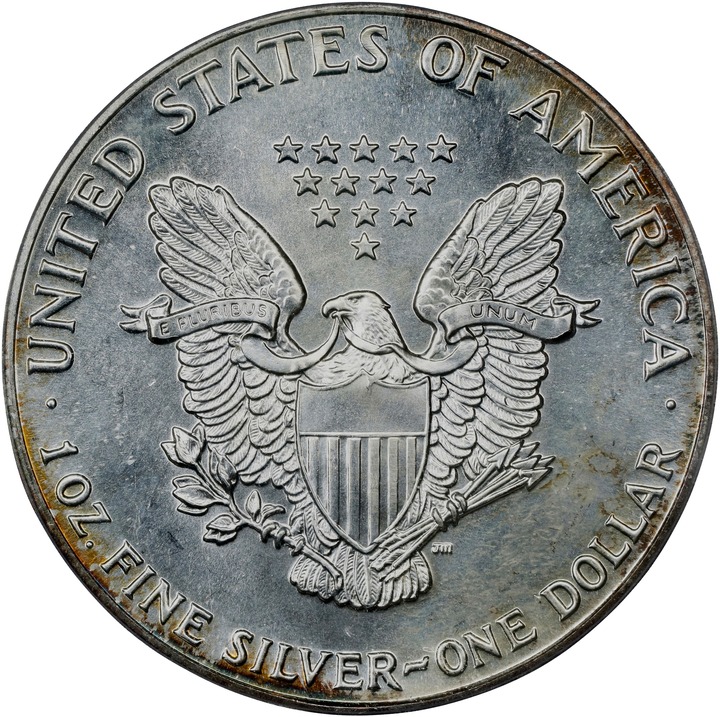 1988 $1  Silver Eagle MS63 CAC thumbnail 12
