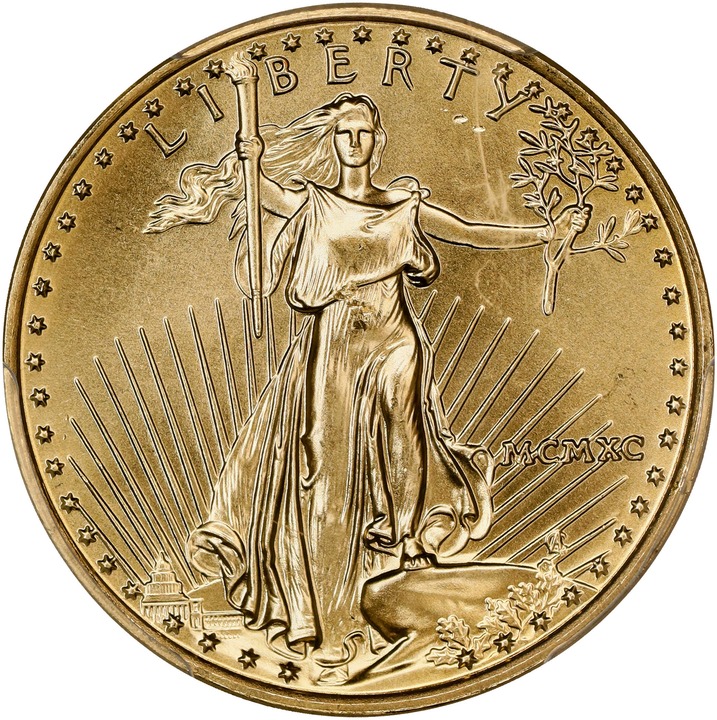 1990 $10  Gold Eagle MS64 thumbnail 23
