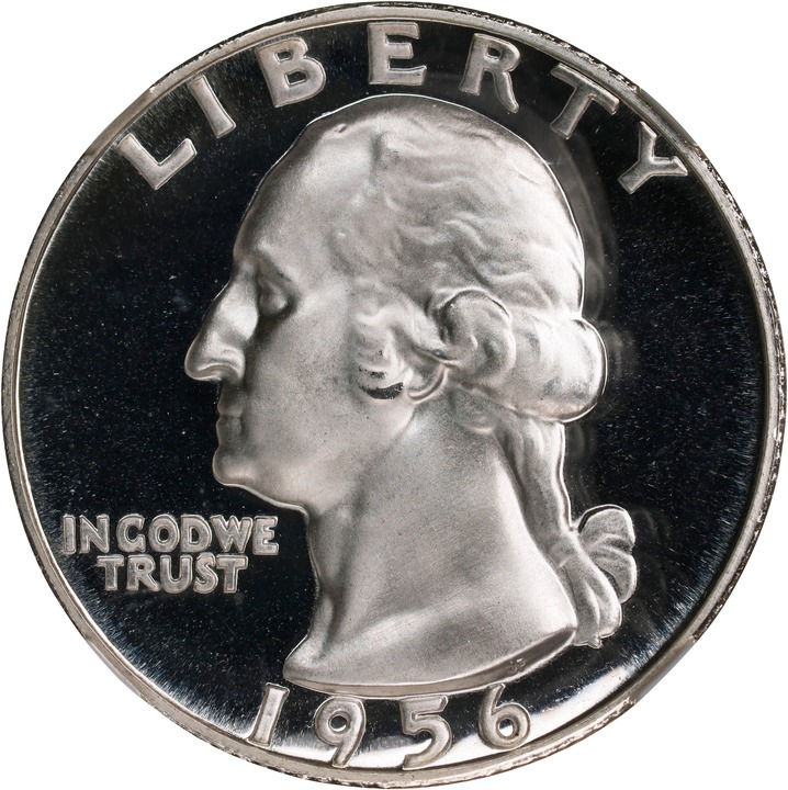 1956 25c PR CAM PR69 CAM CAC thumbnail 5