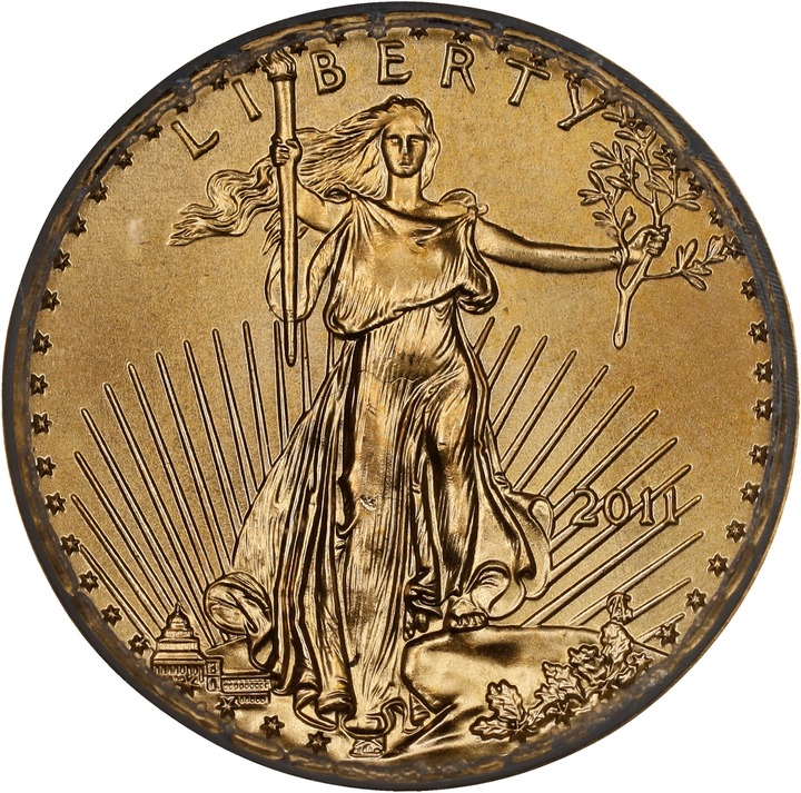 2011 $5  Gold Eagle, 25th Anniversary MS65 thumbnail 5