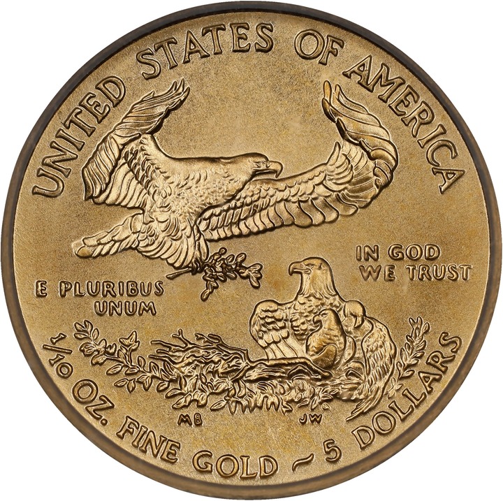 2011 $5  Gold Eagle, 25th Anniversary MS65 thumbnail 6