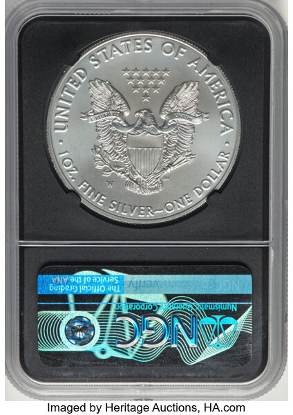 2020-(W) $1  Silver Eagle, Struck at West Point Mint MS thumbnail 8