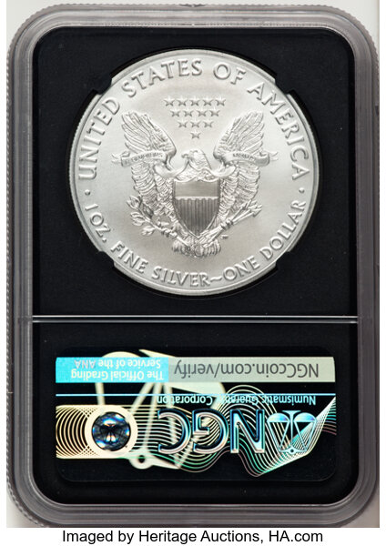 2021-(S) $1  Silver Eagle, Type 2, Emergency San Francisco Strike MS thumbnail 19