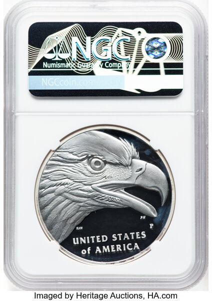 2022-P Medal 1oz Silver, American Liberty, Mustang PR DCAM thumbnail 14