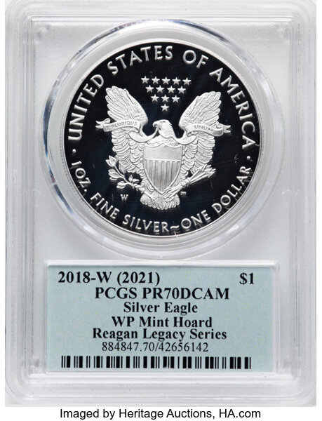 2018-W $1  Silver Eagle PR DCAM PR70 DCAM thumbnail 12