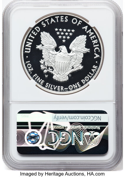 2016-W $1  Silver Eagle, Lettered Edge, 30th Anniversary PR DCAM PR70 DCAM CAC thumbnail 16