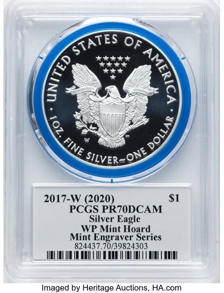 2017-W $1  Silver Eagle PR DCAM PR70 DCAM thumbnail 22