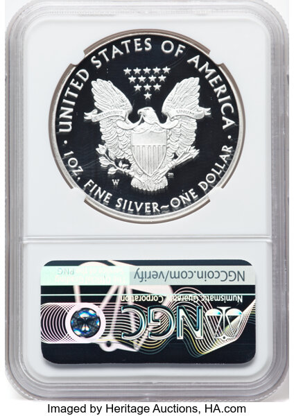 2016-W $1  Silver Eagle, Lettered Edge, 30th Anniversary PR DCAM PR70 DCAM CAC thumbnail 14