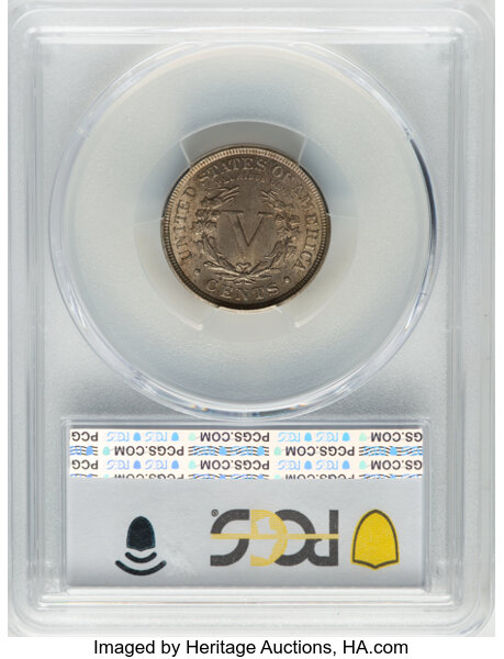 1889 5c MS63 thumbnail 4