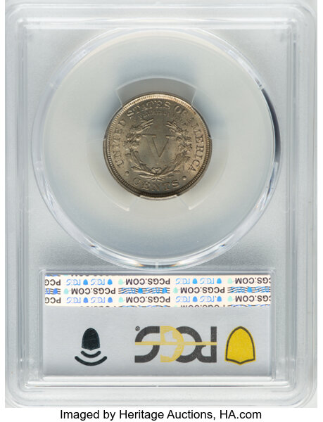 1901 5c MS63 CAC thumbnail 2