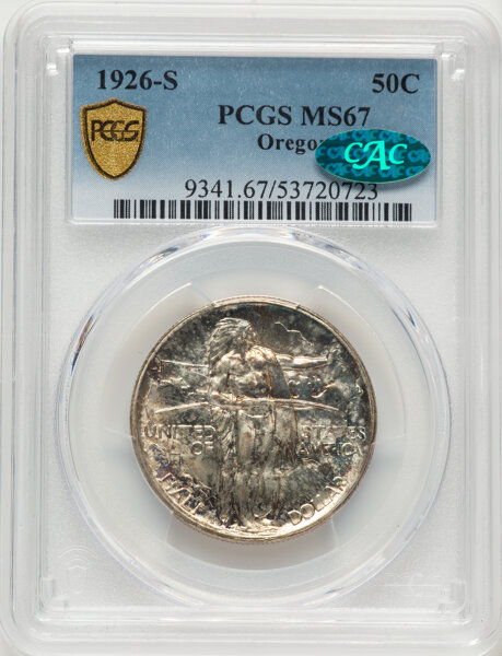 1926-S 50c Oregon Trail MS67 thumbnail 4