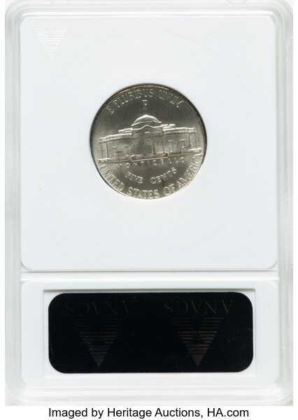 1943-P 5c Silver, DDO, "Doubled Eye", FS-106 MS FS thumbnail 2