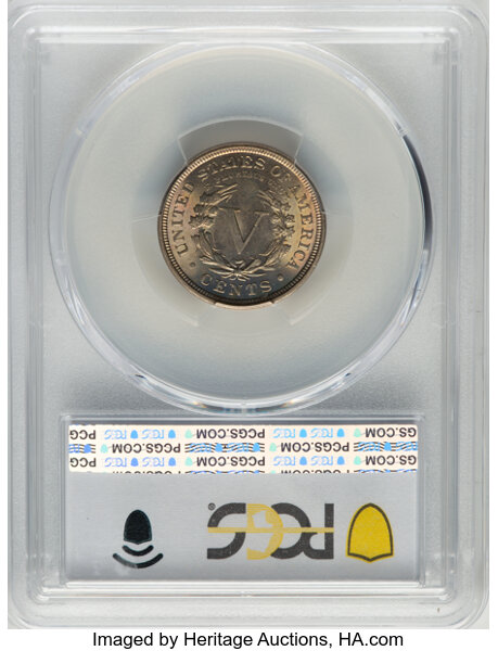 1896 5c MS63 thumbnail 2