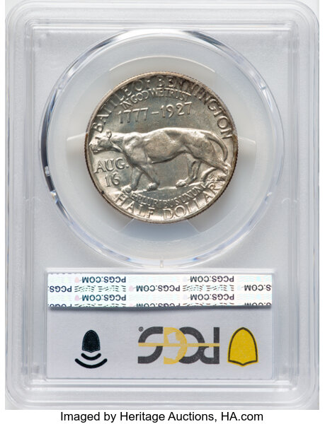 1927 50c Vermont MS68 CAC thumbnail 18