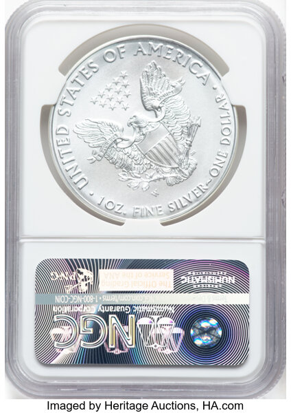 2016-W $1  Silver Eagle, Burnished, 30th Anniversary MS66 thumbnail 14