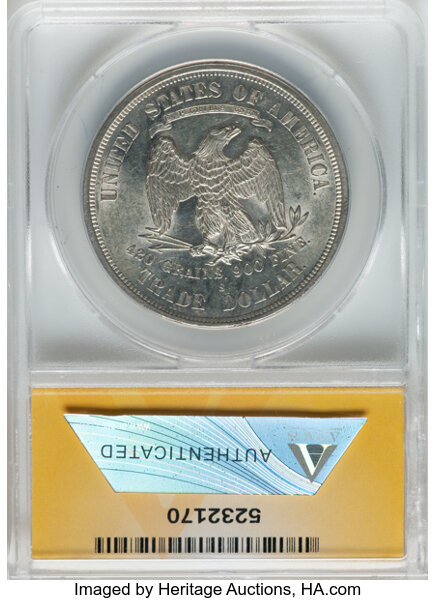 1875-S Trade$ AU53 thumbnail 2